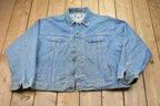 Vintage 1990s Lee Truck Parts Denim Jean Jacket