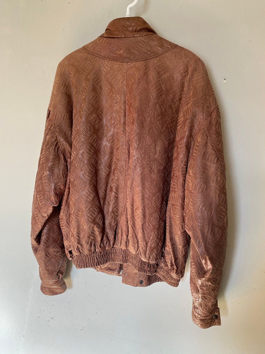 Vintage 1990s Leather Bomber Jacket