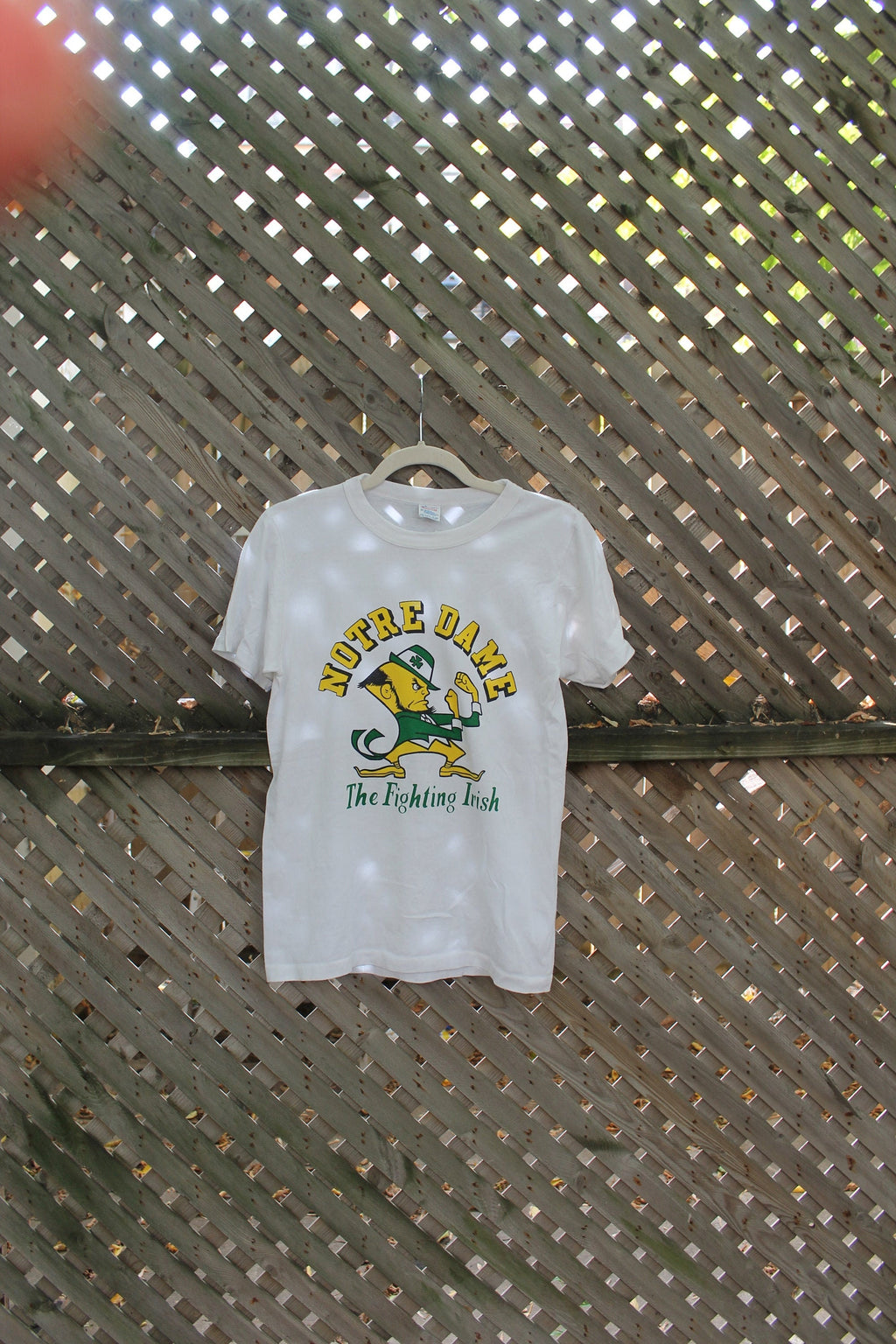 Vintage 1980s University Of Notre Dame Fighting Irish Champion T-Shirt