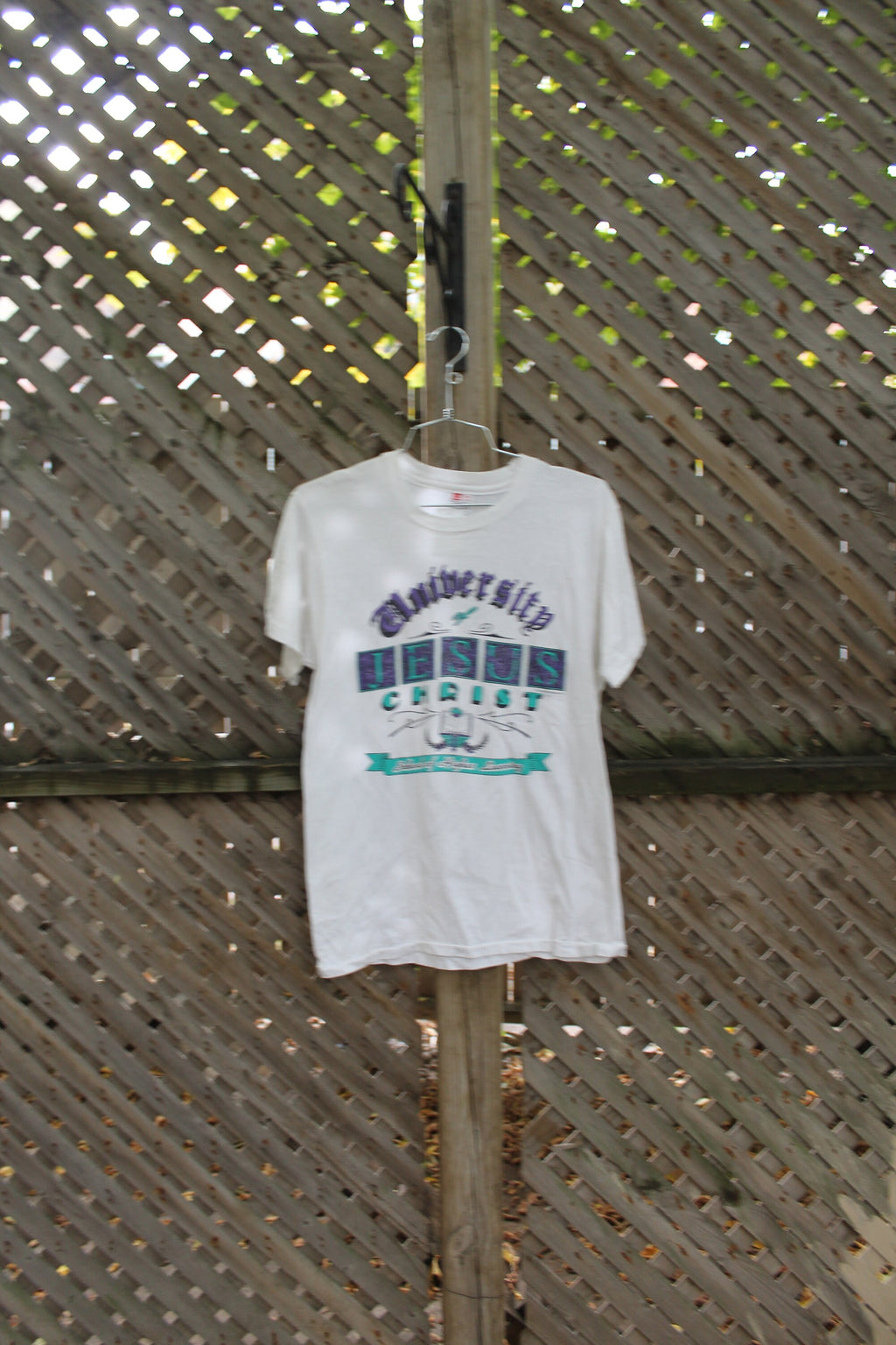 Vintage 1980s University Of Jesus Christ Graphic T-Shirt