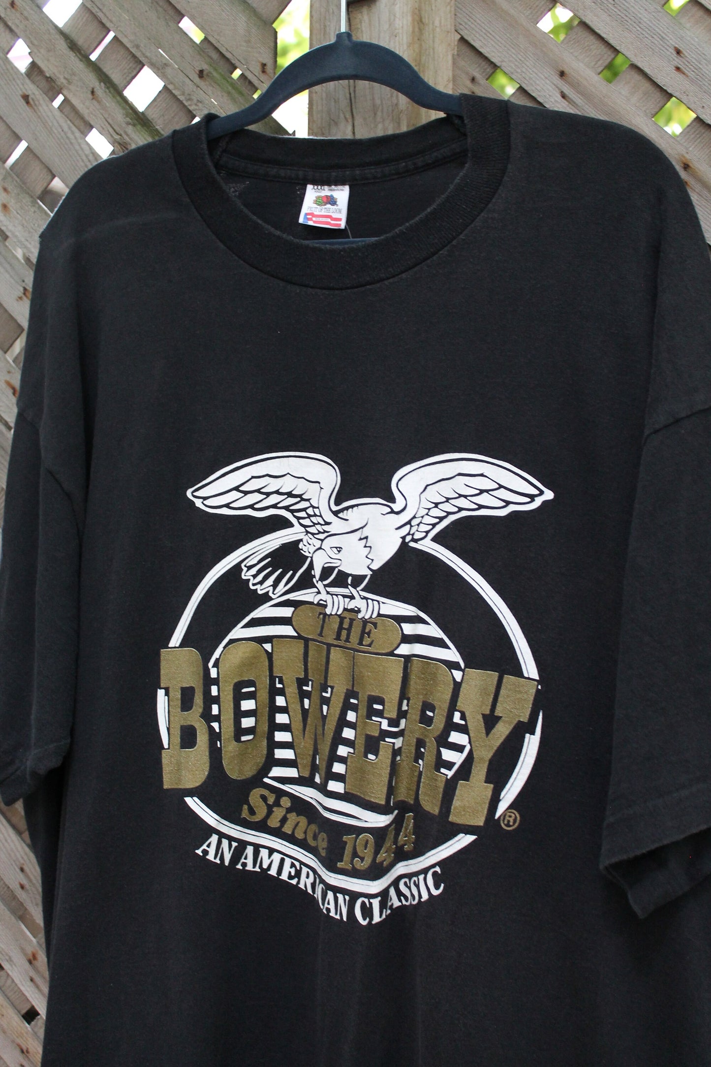 Vintage 1990s The Bowery An American Classic Eagle T-Shirt / Animal Tee / Made In USA / American Vintage / Made In USA / 3XL