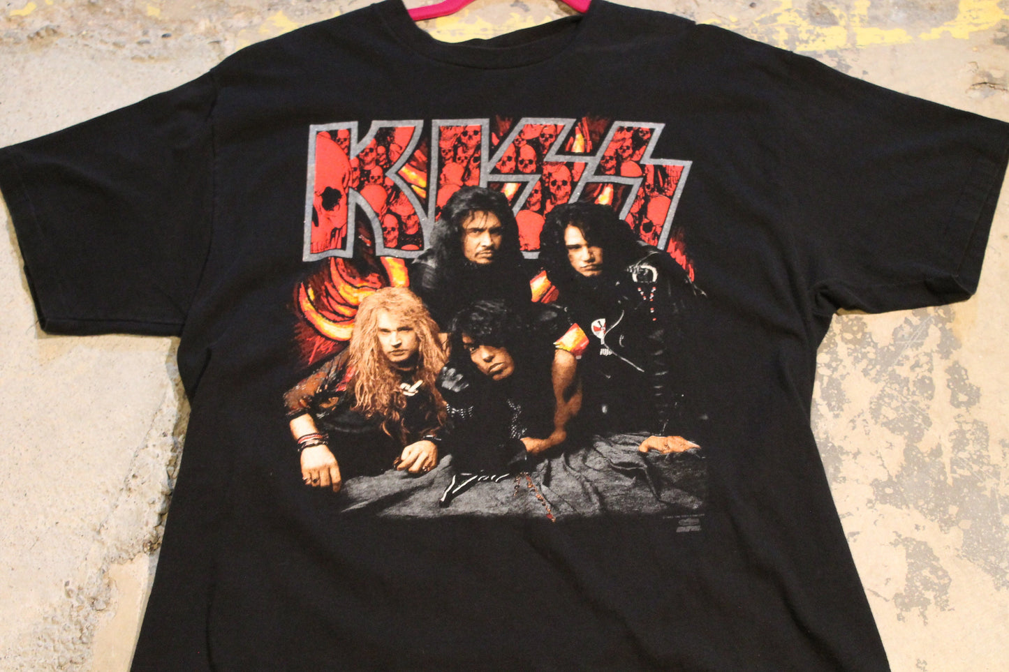 Vintage 1992 KISS Revenge Album Promo Band T Shirt / 90s Music Graphic / Concert Tour Tee / Made In USA / Single Stitch