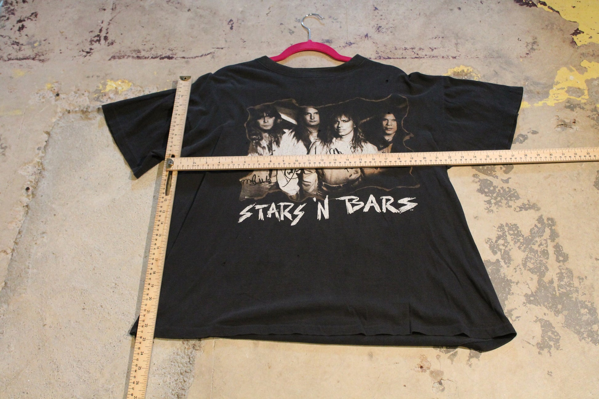 Vintage 1990s Stars N Bars Rebel Metal Graphic T Shirt