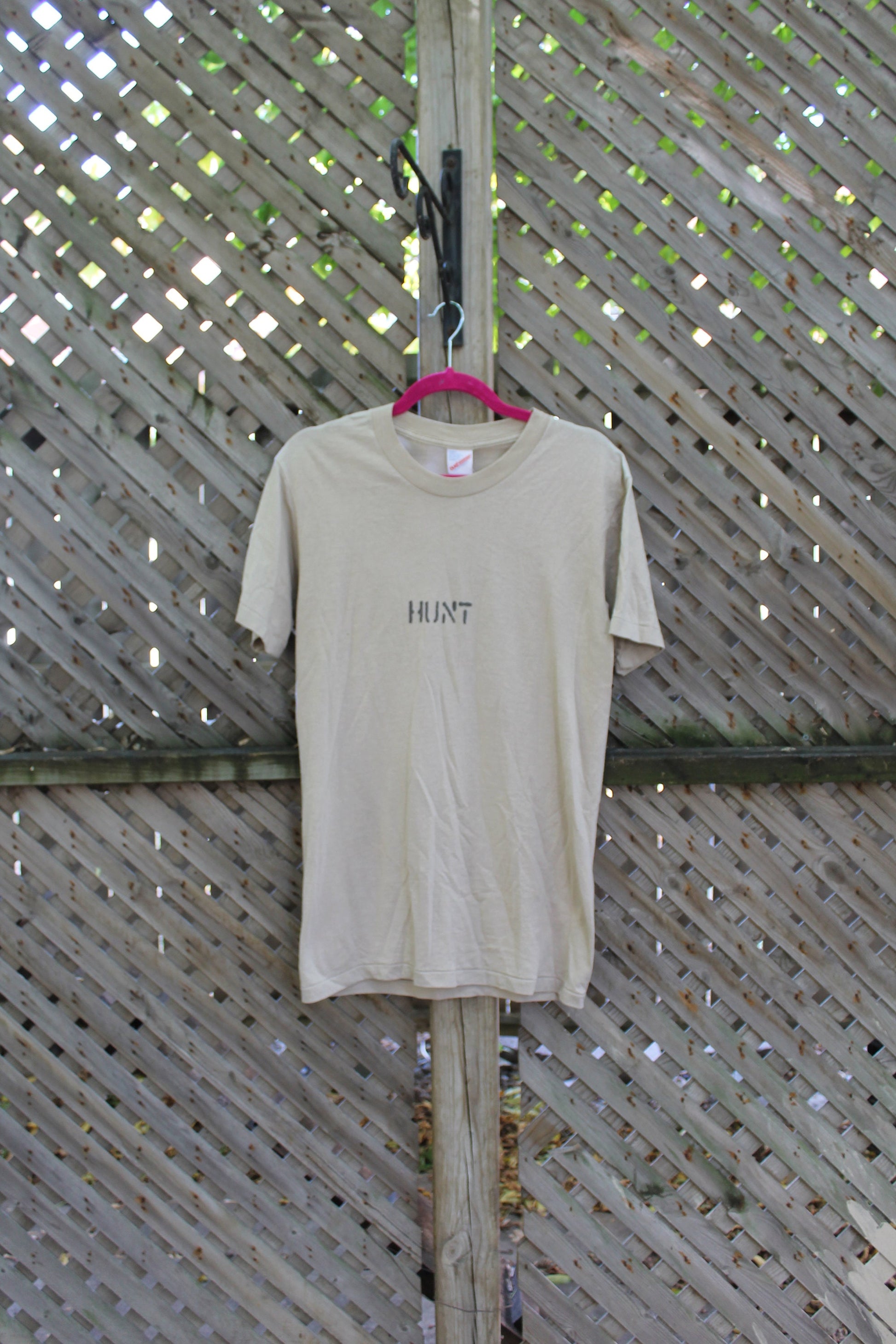 Vintage 1980s Hunt Spell Out Graphic T-Shirt
