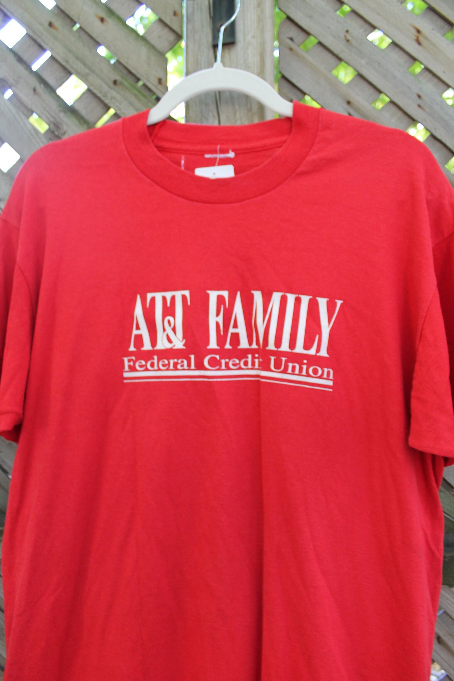 Vintage 1990s AT&T Family Federal Credit Union T Shirt / Graphic T-Shirt / 80s / 90s / Single Stitch