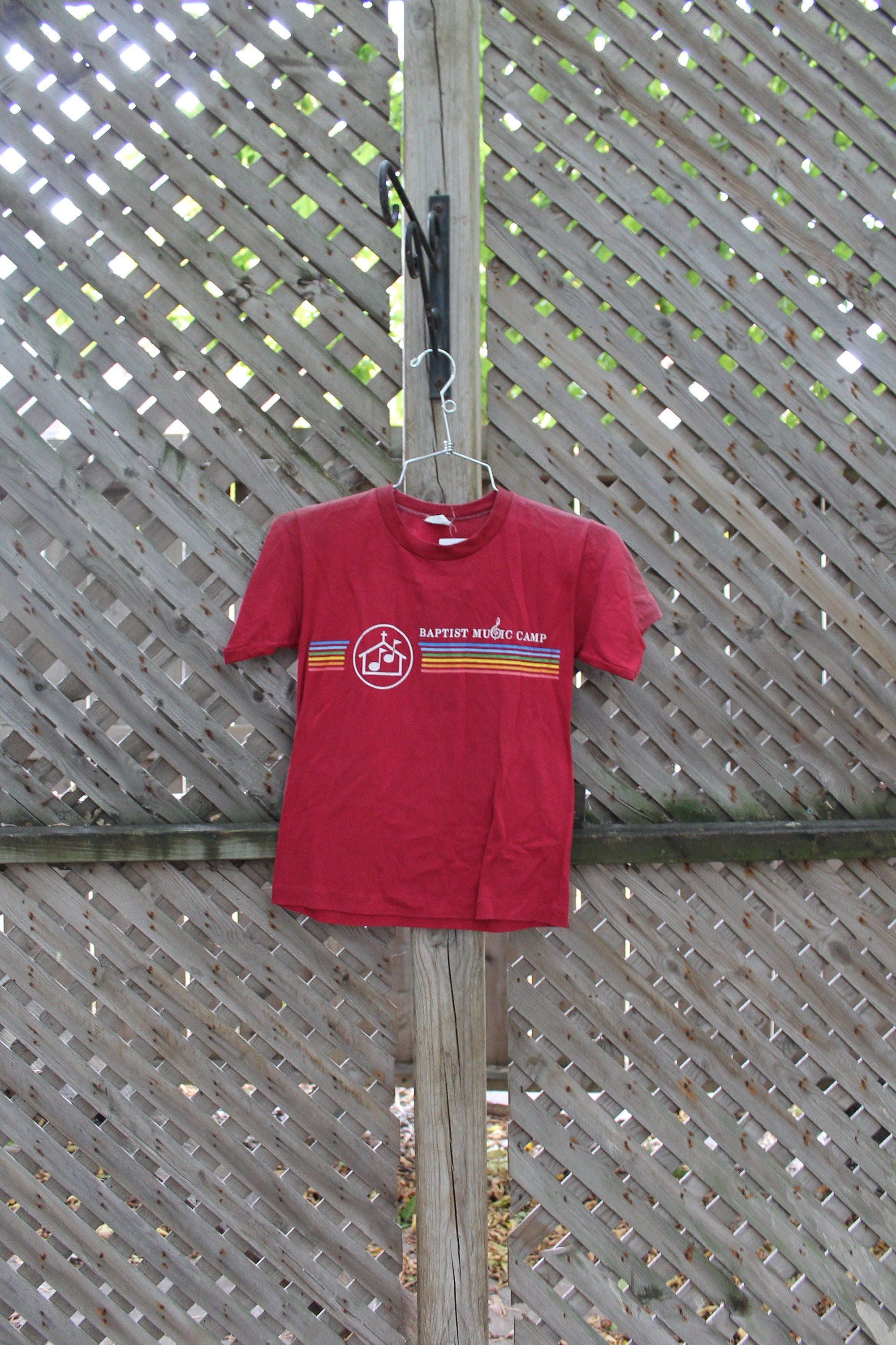 Vintage 1970s Baptist Music Camp Youth Sized T Shirt