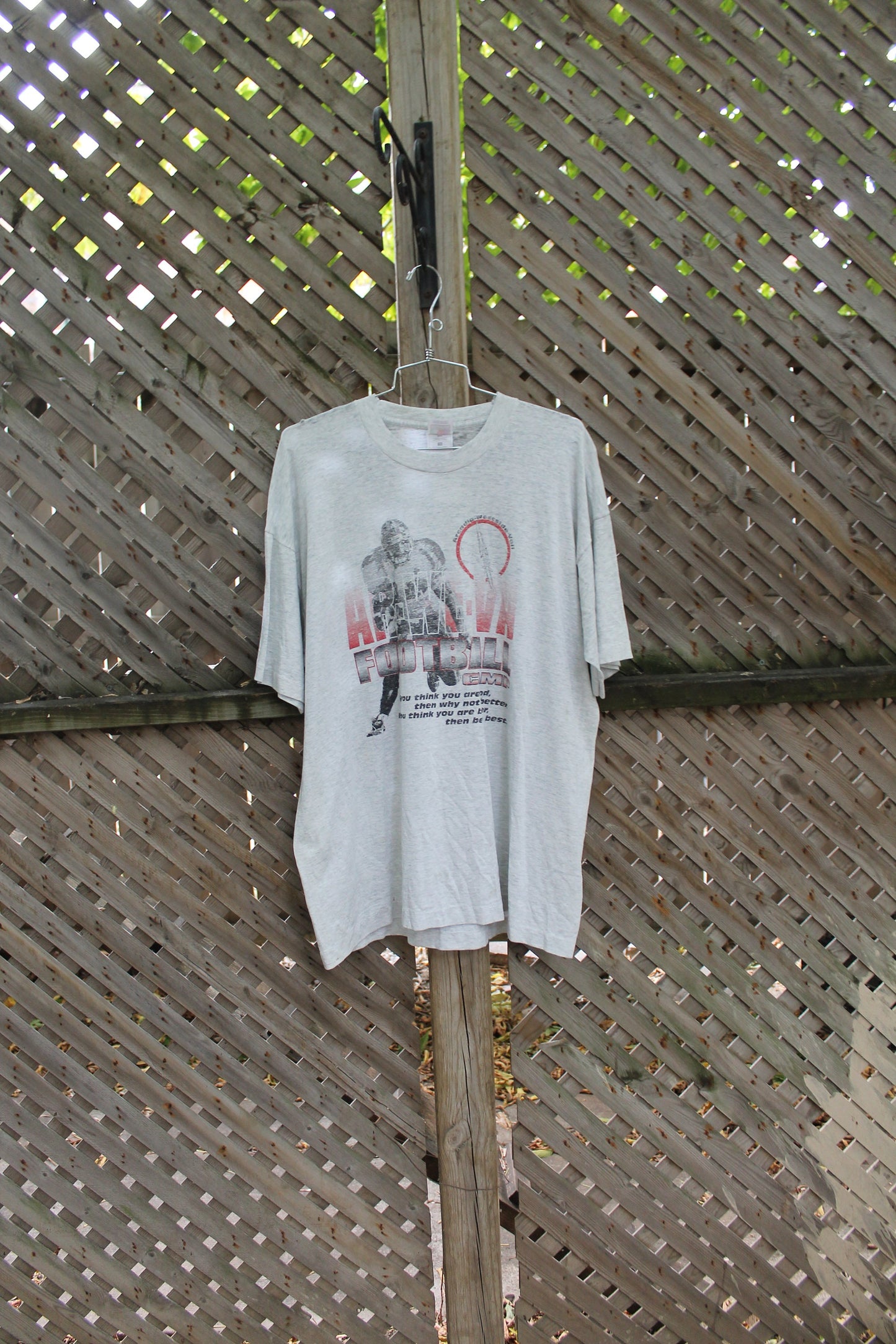 Vintage 1990s AR-WE-Va Football Camp T Shirt / Vintage Sportswear / American Football Promo T-Shirt / 90s Vintage / Made In USA