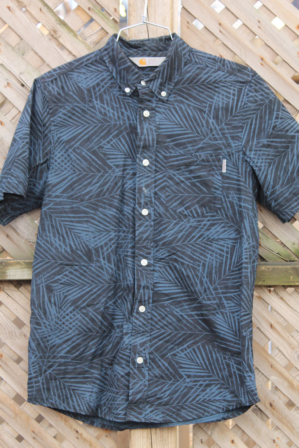 Vintage 1980s Carhartt Rugged Outdoor Wear Button Up Shirt