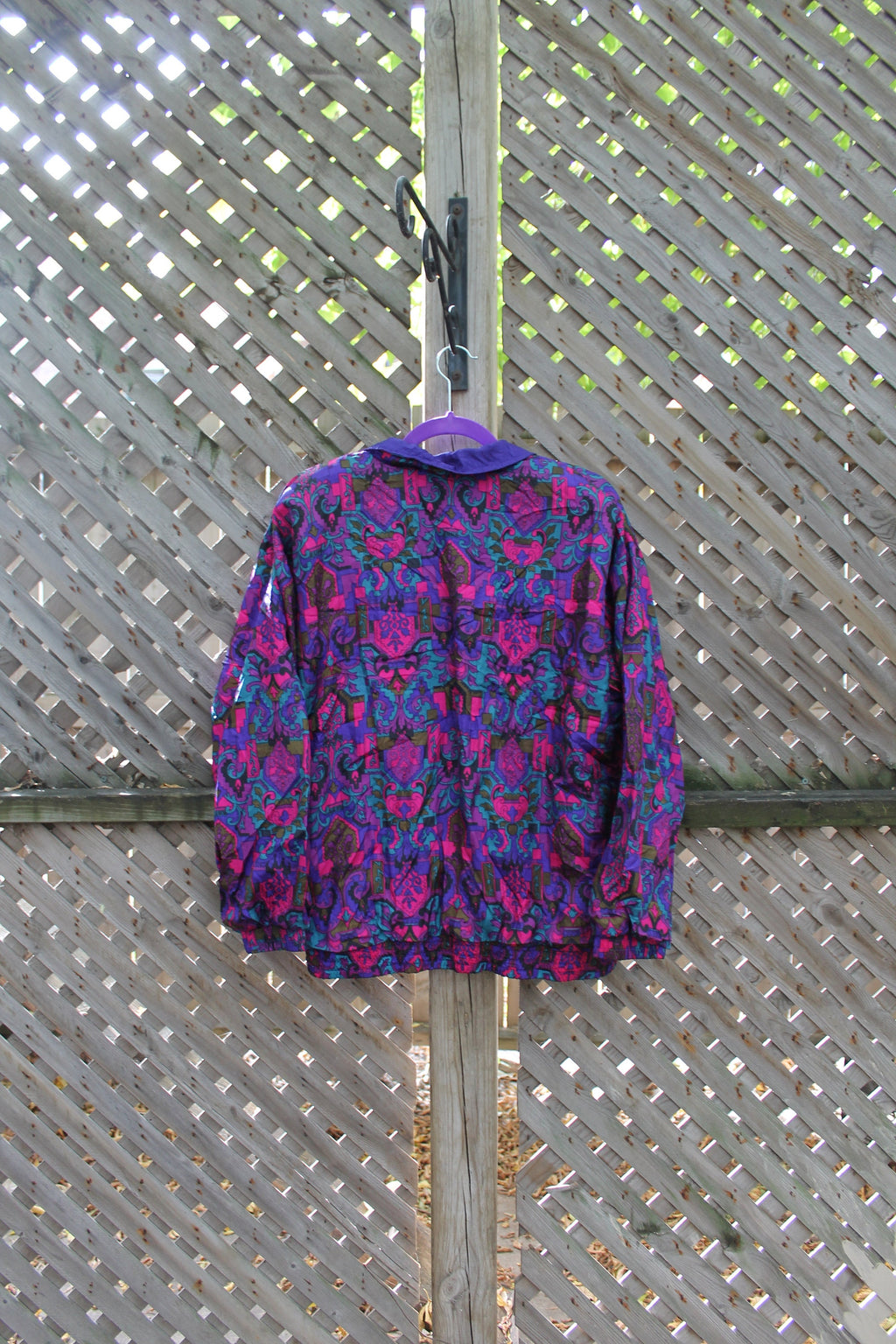 Vintage 1990s Lavon All Over Print Windbreaker