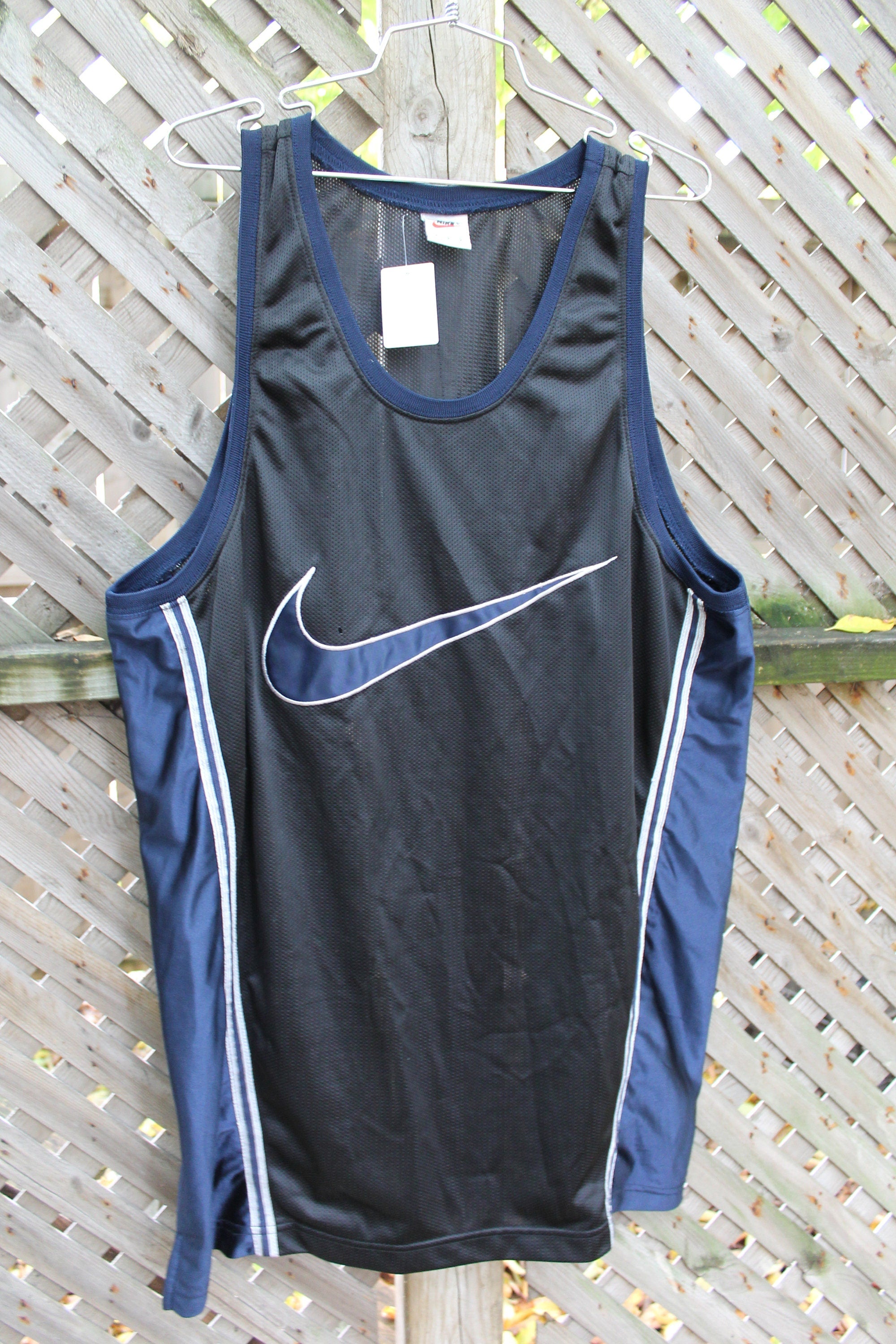 Vintage 1990s Nike Big Swoosh Basketball Jersey