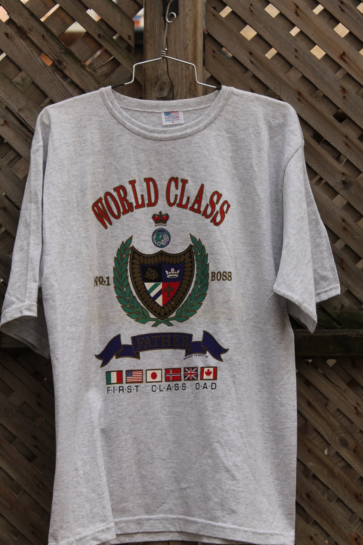 Vintage World Class Father Graphic T Shirt