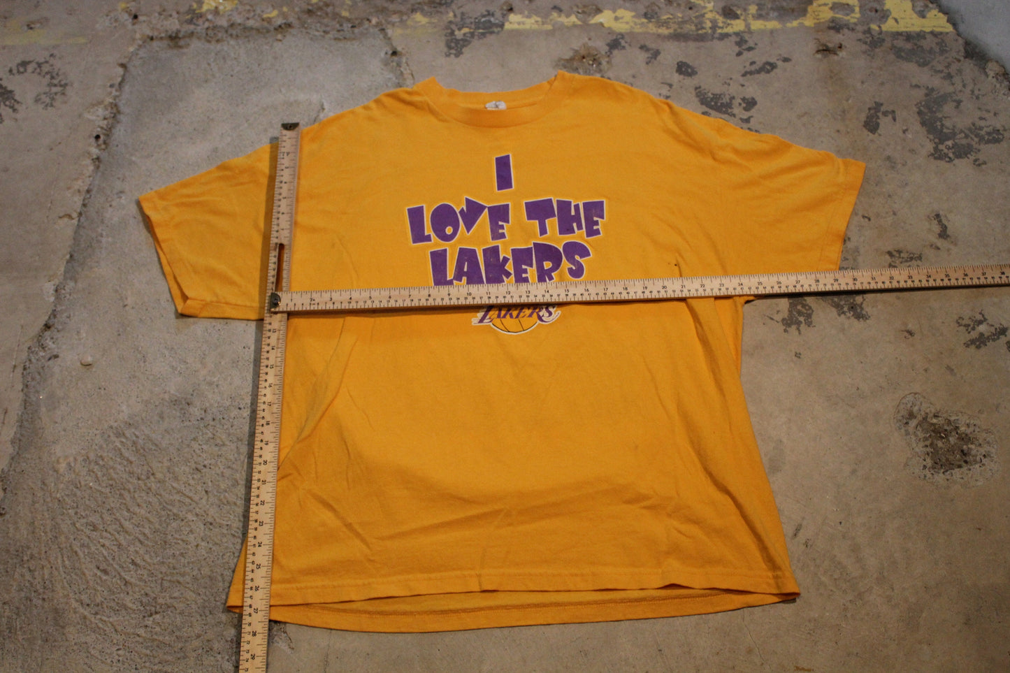 Vintage 1990s Los Angeles Lakers "I Love The Lakers" / Vintage Lakers / Sports Team Graphic / Championship Shirt