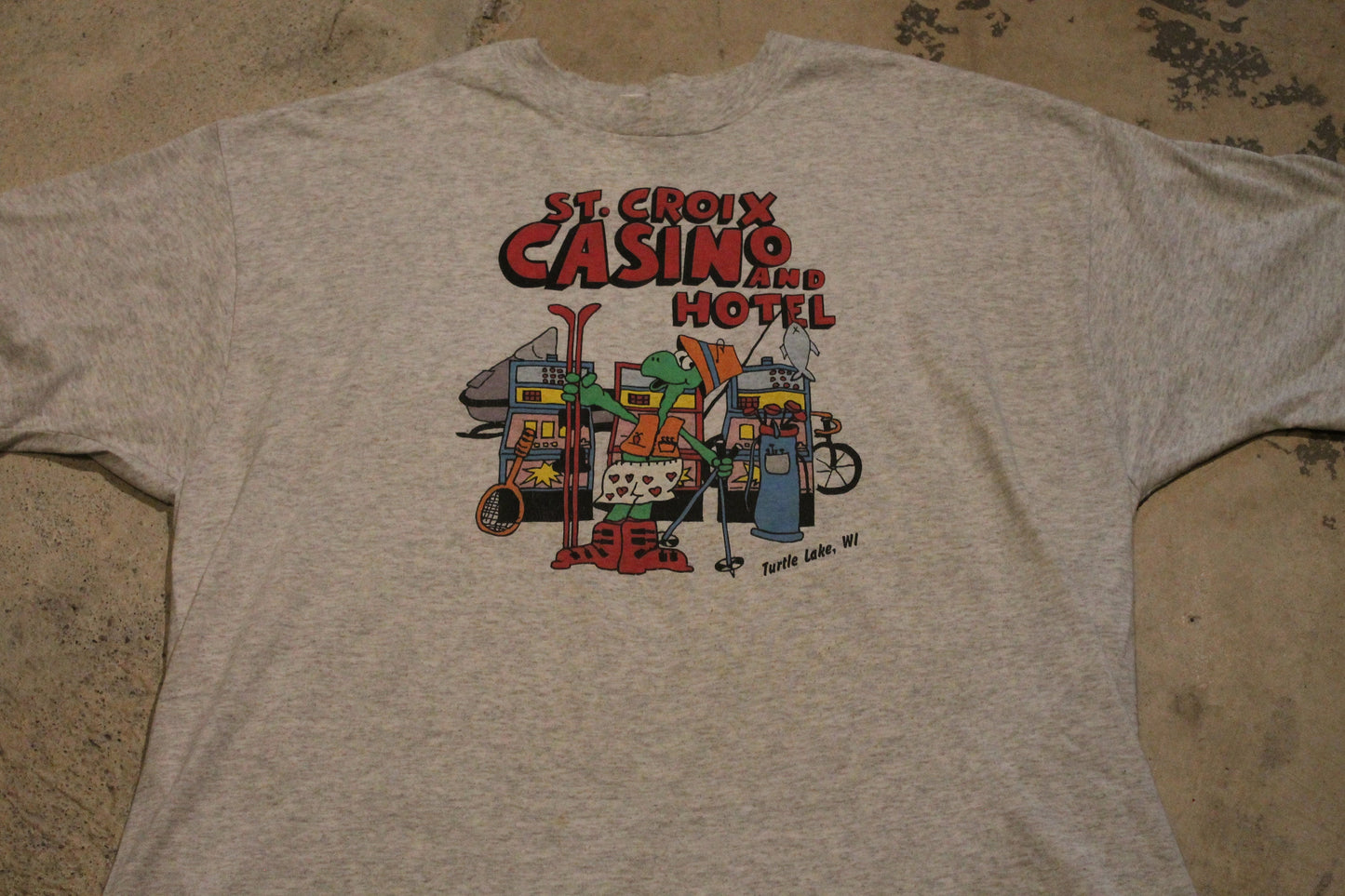 Vintage 1990s St. Croix Casino And Hotel Graphic T Shirt