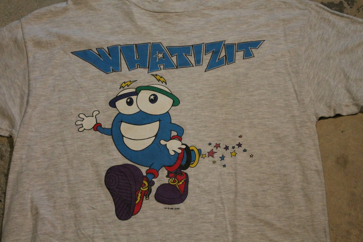 Vintage 1996 Atlanta Olympics Whatizit Graphic T Shirt / Cartoon T Shirt / Mascot Graphic / Sportswear / 90s / Made In USA