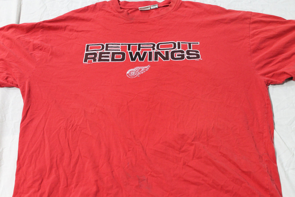 Vintage 1990s Detroit Red Wings NHL Hockey Graphic T Shirt