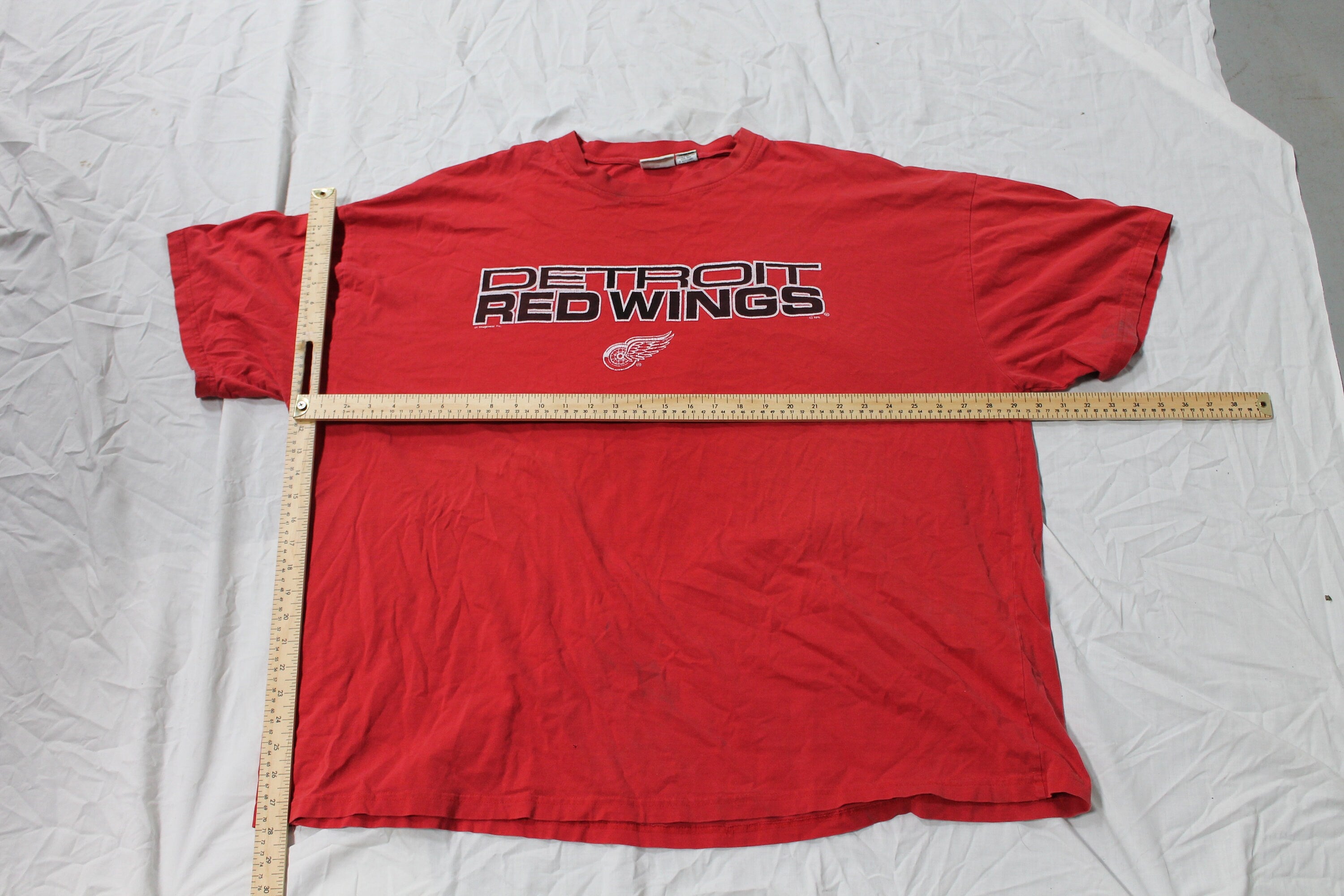 Vintage 1990s Detroit Red Wings NHL Hockey Graphic T Shirt