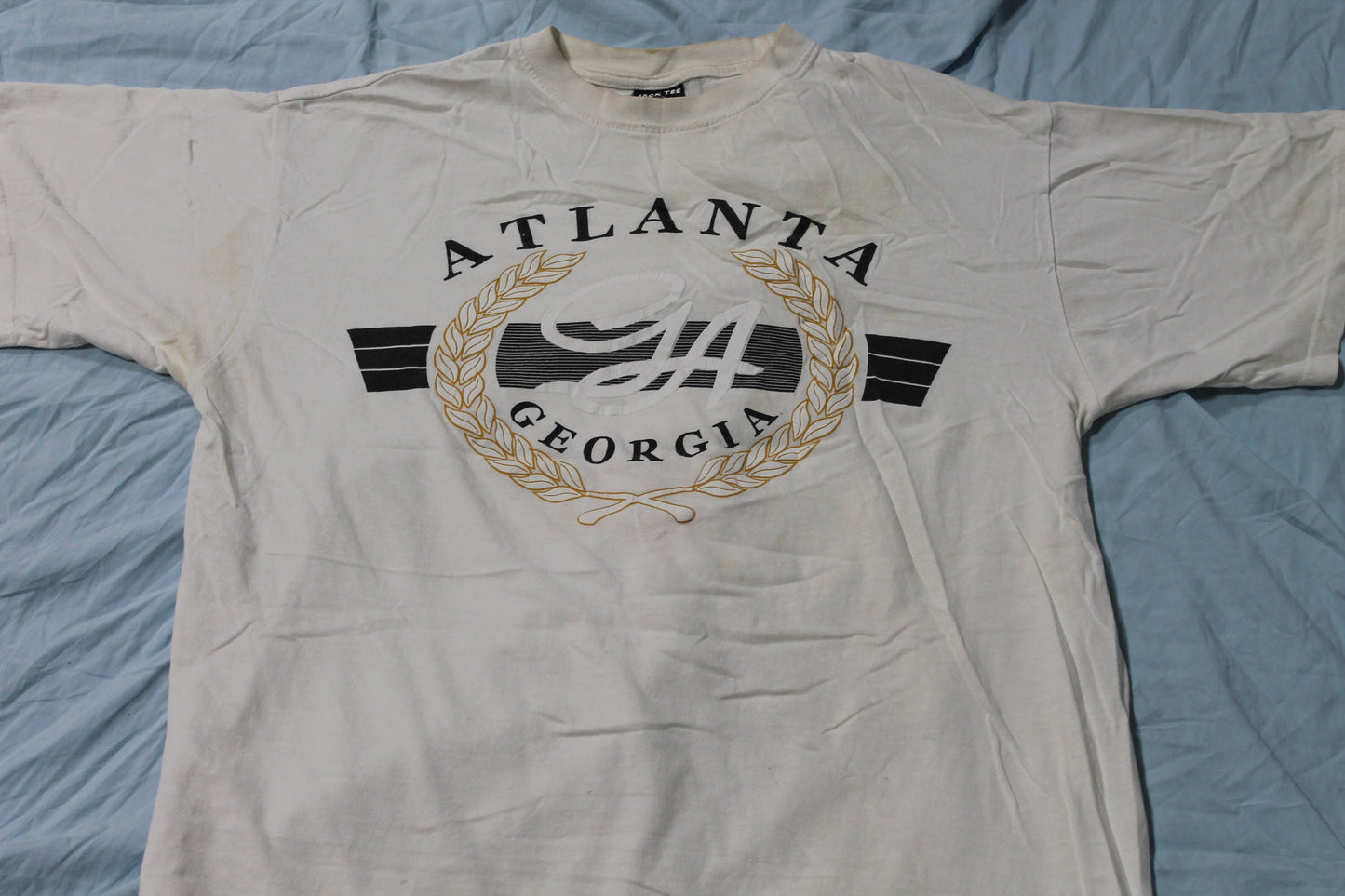 Vintage 1990s Atlanta Georgia Souvenir T Shirt / Graphic Tee / Vintage Atlanta / Streetwear Fashion / 1990s Atlanta T Shirt