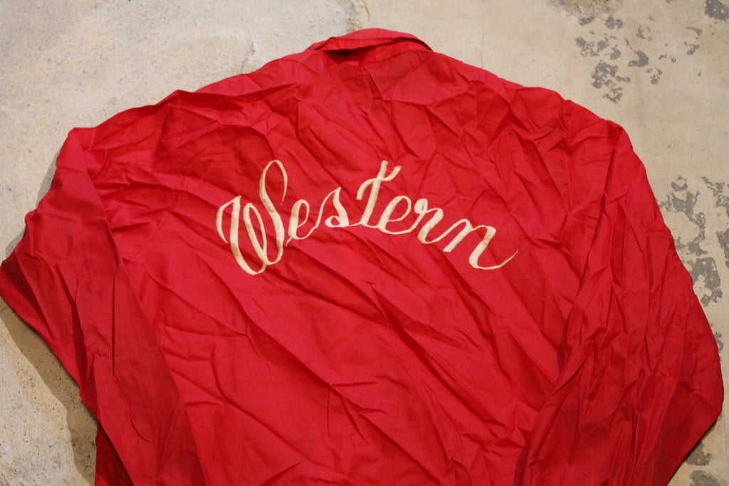 Vintage 1970s Western Embroidered Pla-Jac By Dunbrooke Windbreaker