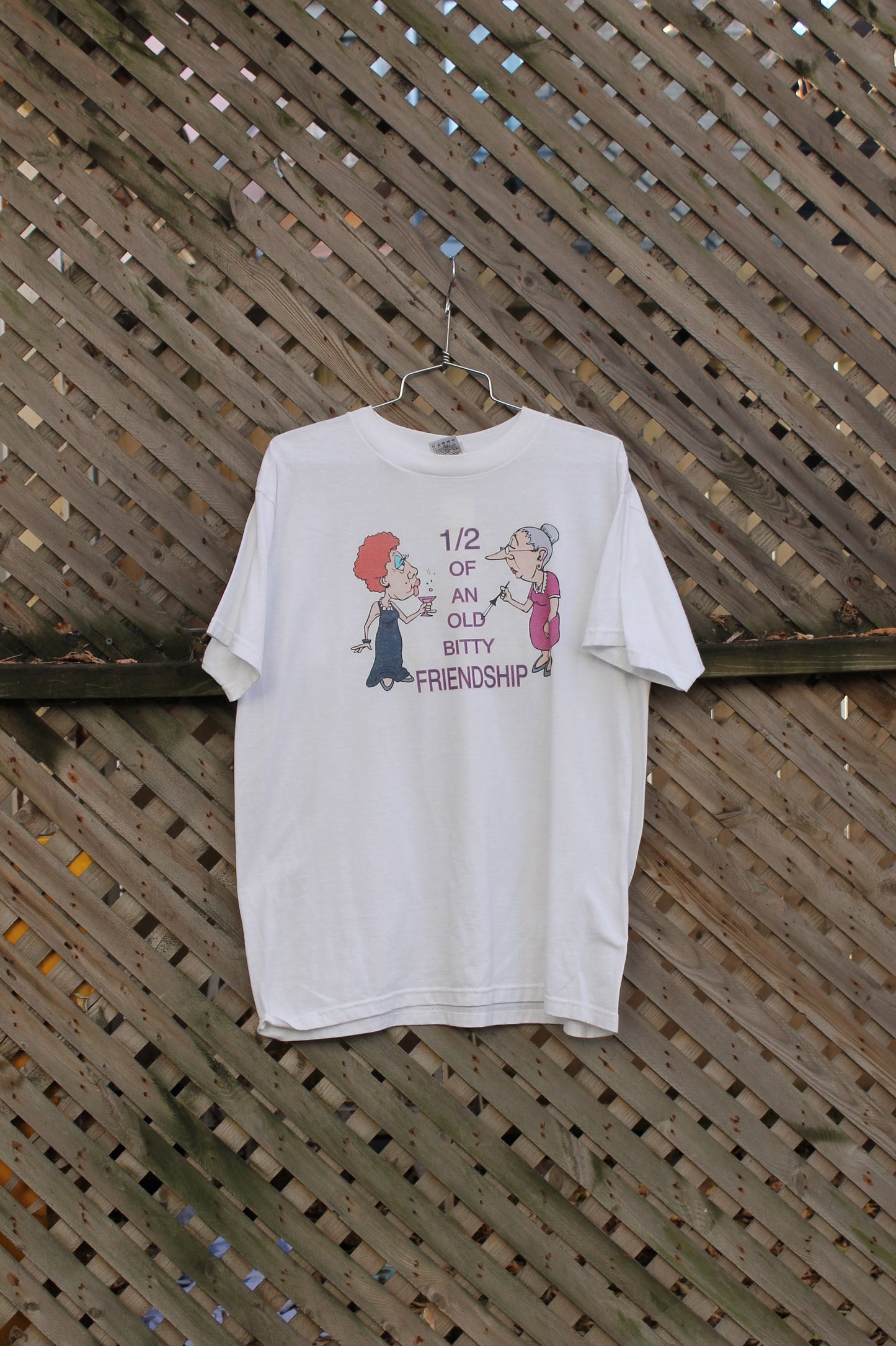 Vintage 1990s Old Bitty Friendship Best Friends T-Shirt