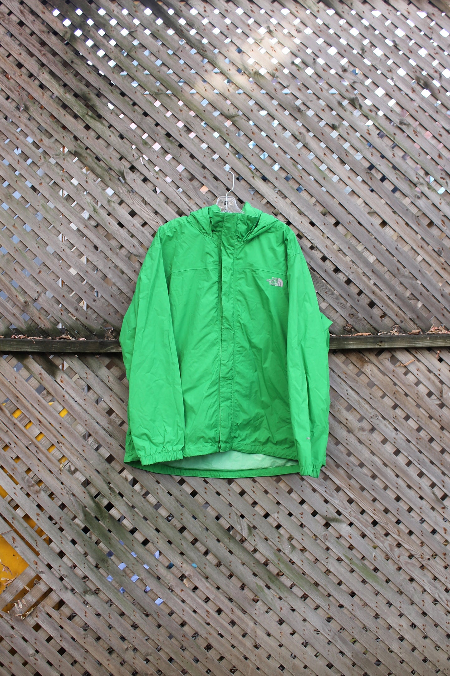 Vintage 1990s The North Face Lime Green HyVent Windbreaker