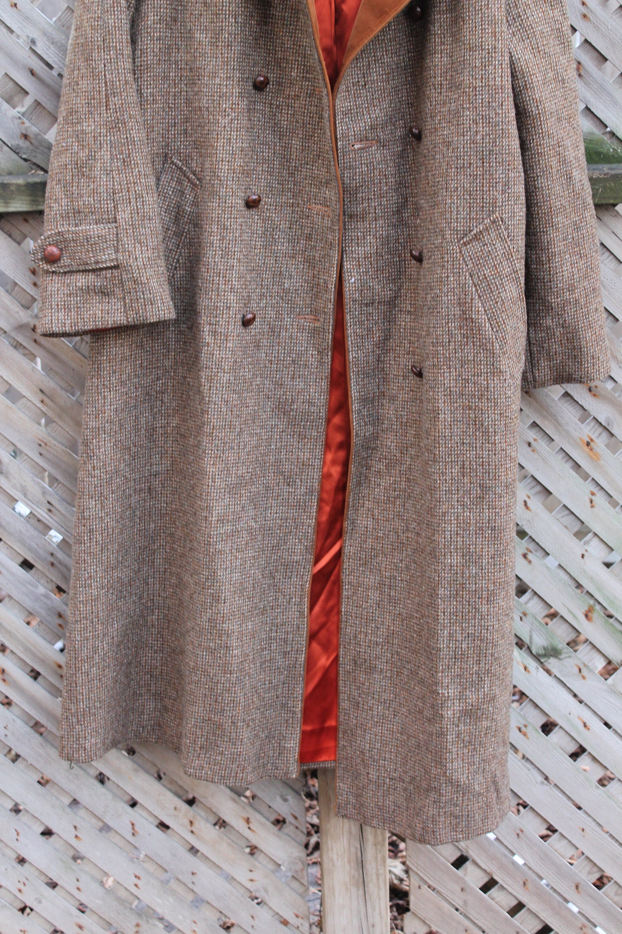 Vintage 1960s Hyde Park Pure Wool Full Length Jacket