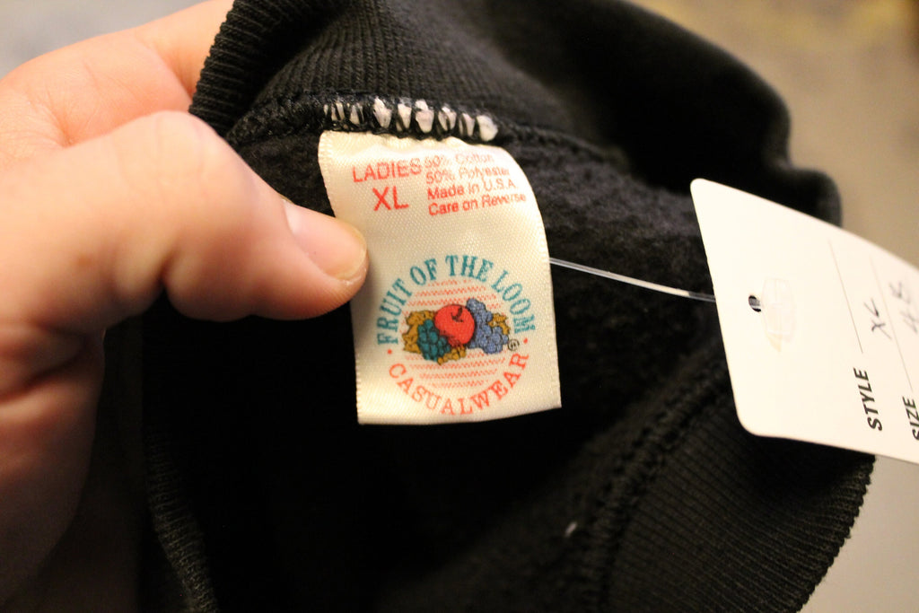 Vintage 1990s "I'll Be Naughty You Be Nice" Christmas Sweater , 90s Holiday Crewneck , Winter Wear , Festive Graphic , Made In USA