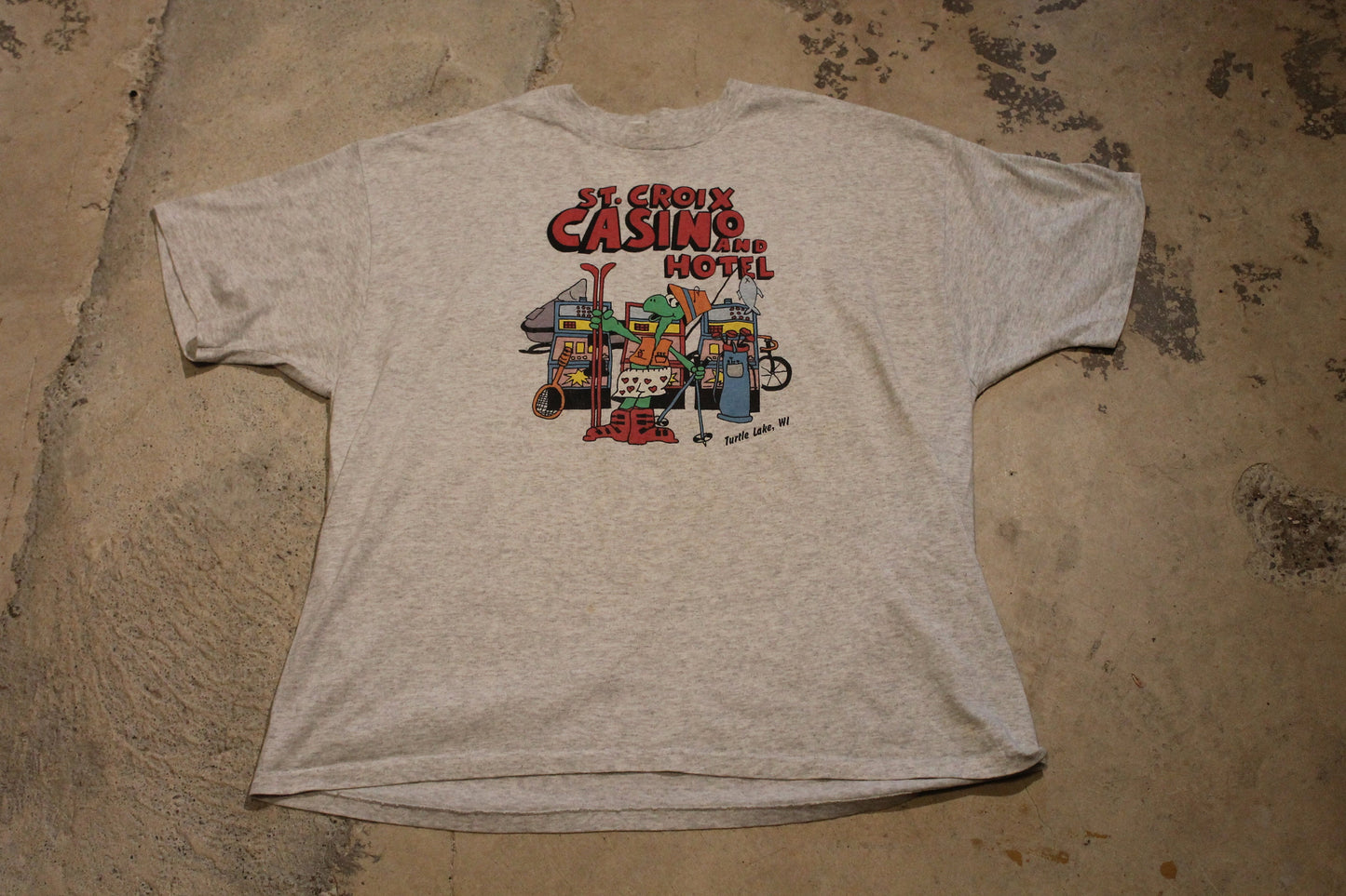 Vintage 1990s St. Croix Casino And Hotel Graphic T Shirt