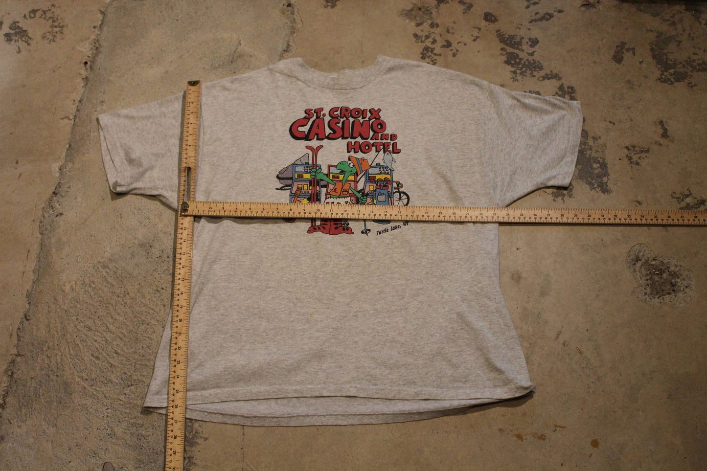 Vintage 1990s St. Croix Casino And Hotel Graphic T Shirt