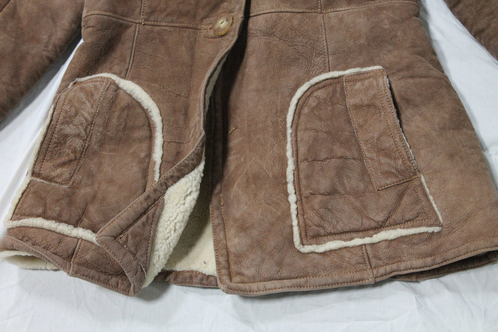 Vintage 1960s Shearling Long Coat