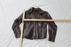 Vintage 1970s East West Musical Instruments Leather Motorcycle Jacket