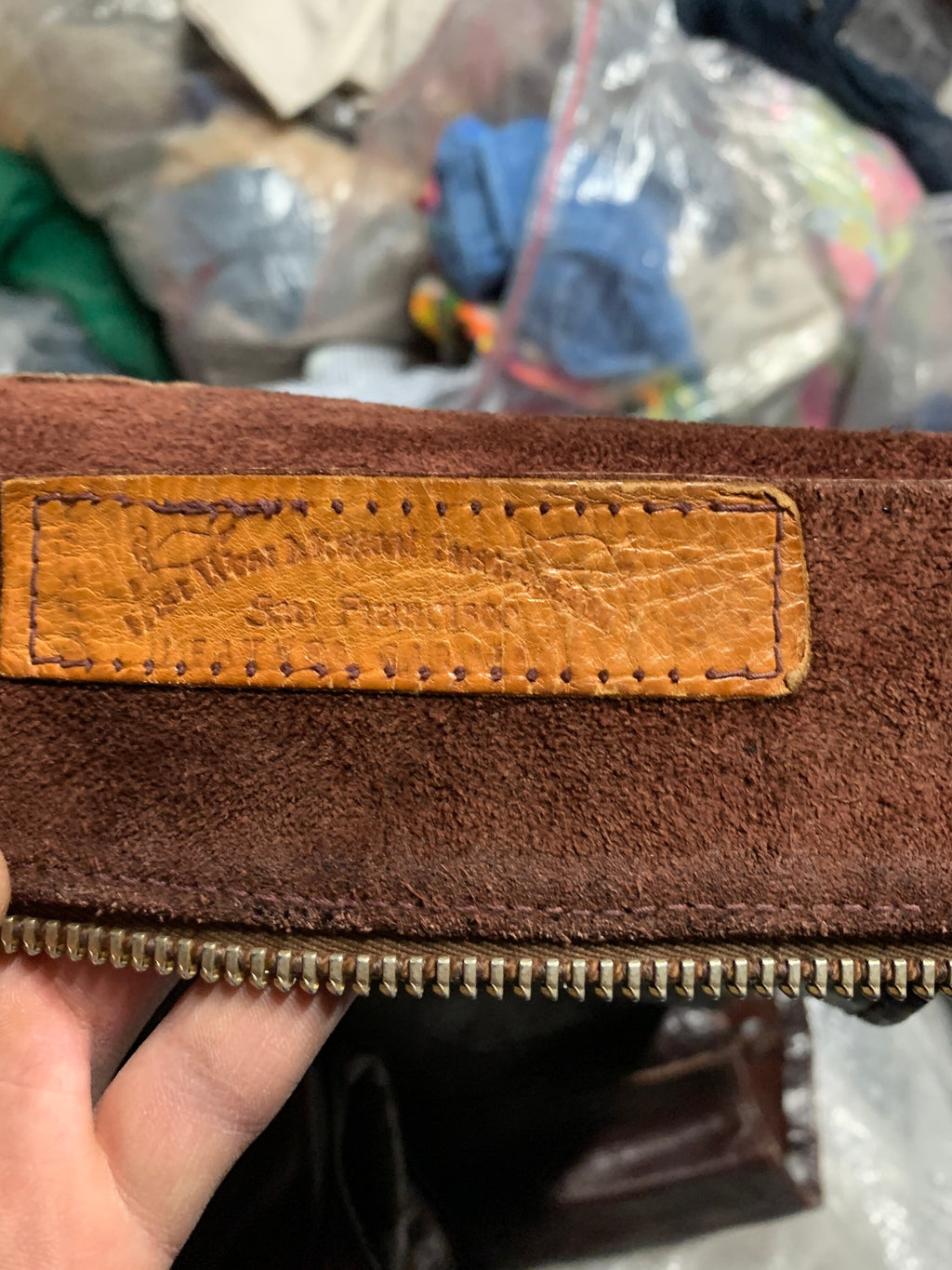 Vintage 1970s East West Musical Instruments Leather Motorcycle Jacket