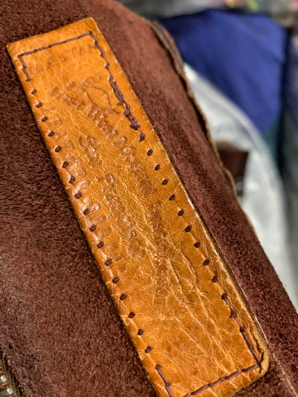 Vintage 1970s East West Musical Instruments Leather Motorcycle Jacket