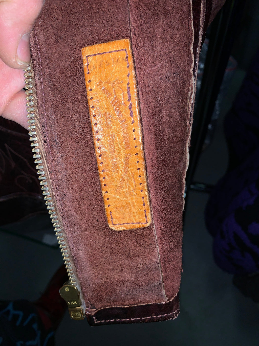 Vintage 1970s East West Musical Instruments Leather Motorcycle Jacket