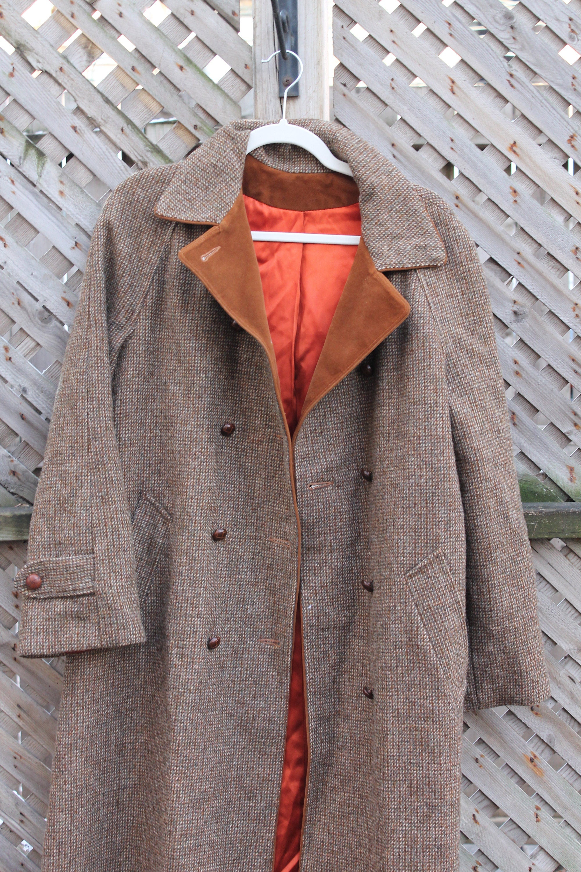 Vintage 1960s Hyde Park Pure Wool Full Length Jacket