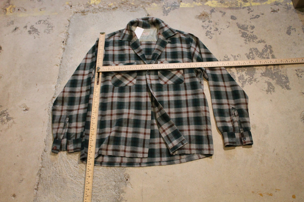 Vintage 1970s Cranbrook Wool Plaid Shirt