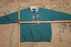 Vintage 1990s Nutmeg Lady Collared Sweatshirt