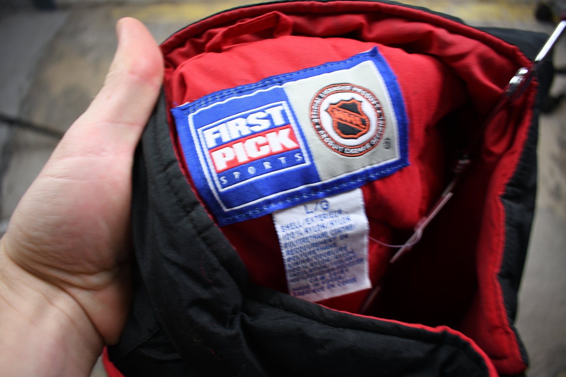 Vintage 1990s Montreal Canadiens NHL Color Block Puffer Jacket