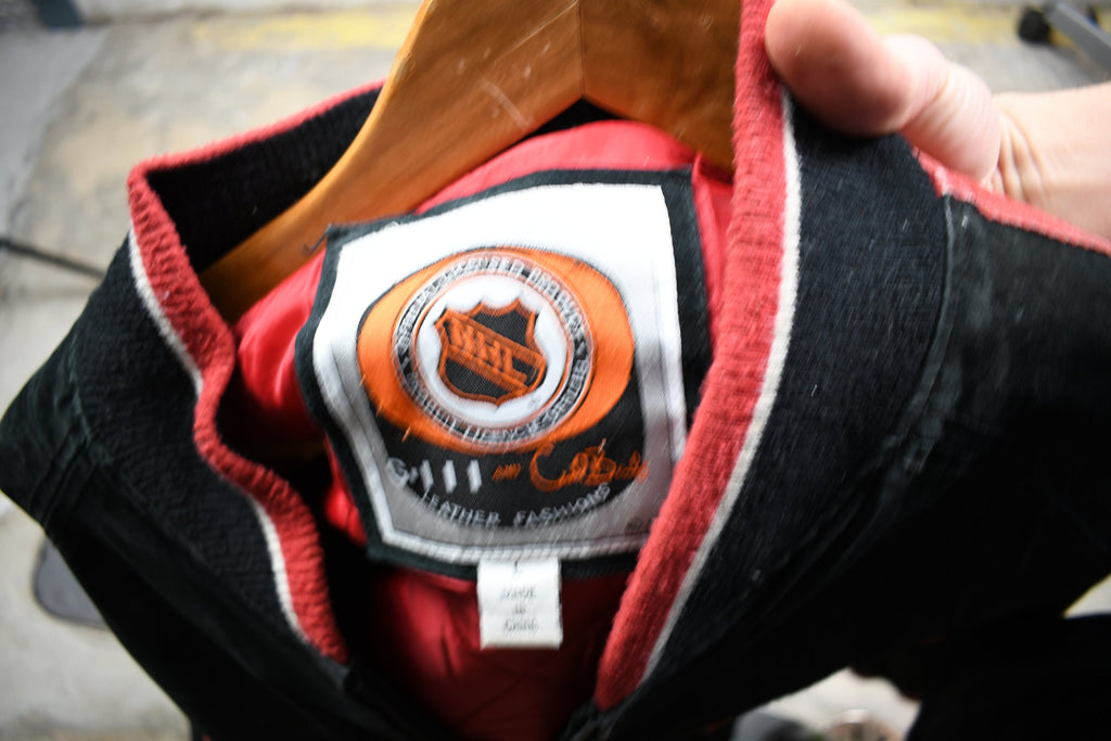 Vintage 1990s Detroit Red Wings NHL 90s Bomber Jacket