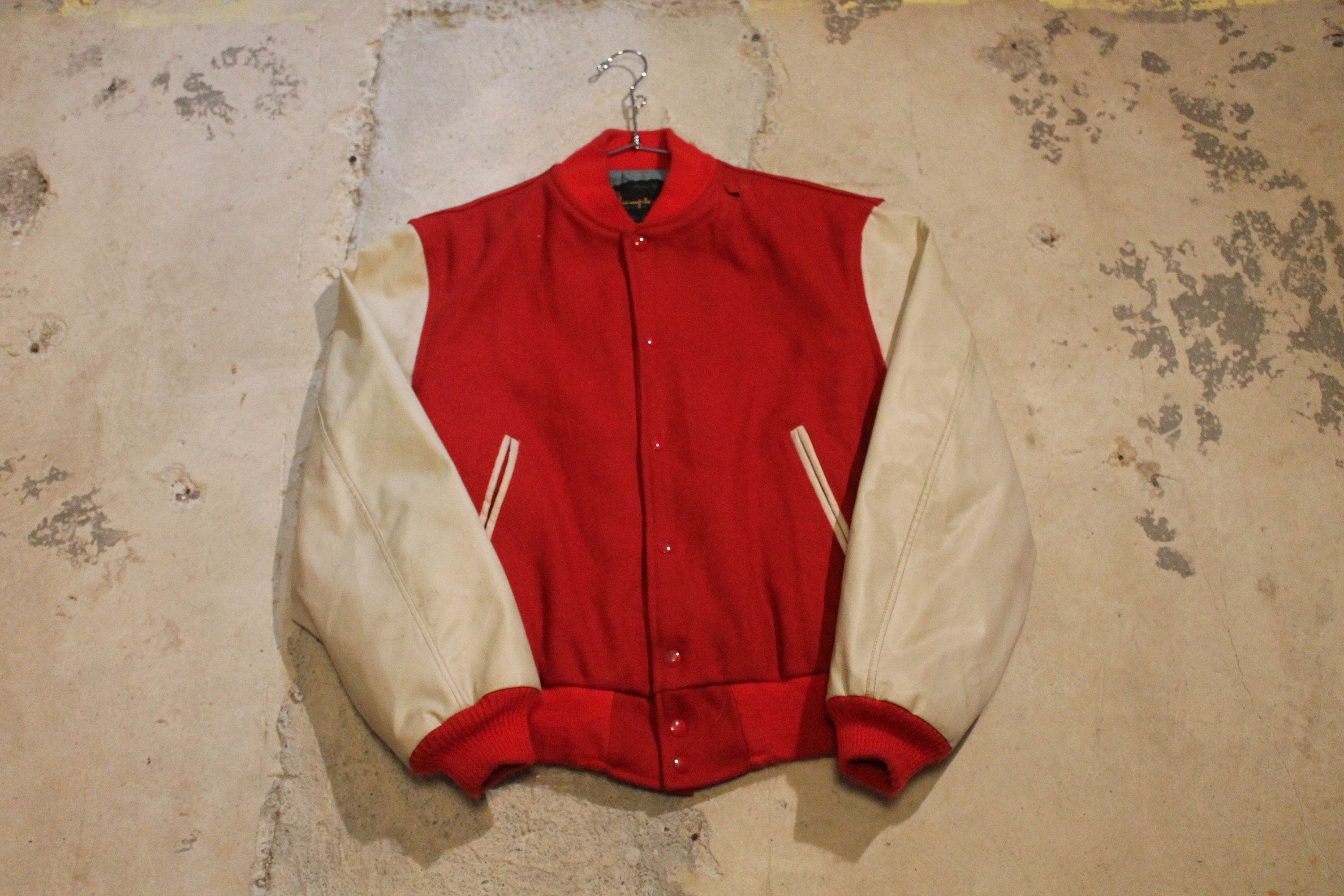 Vintage 1960s Champion Wool & Leather Varsity Style