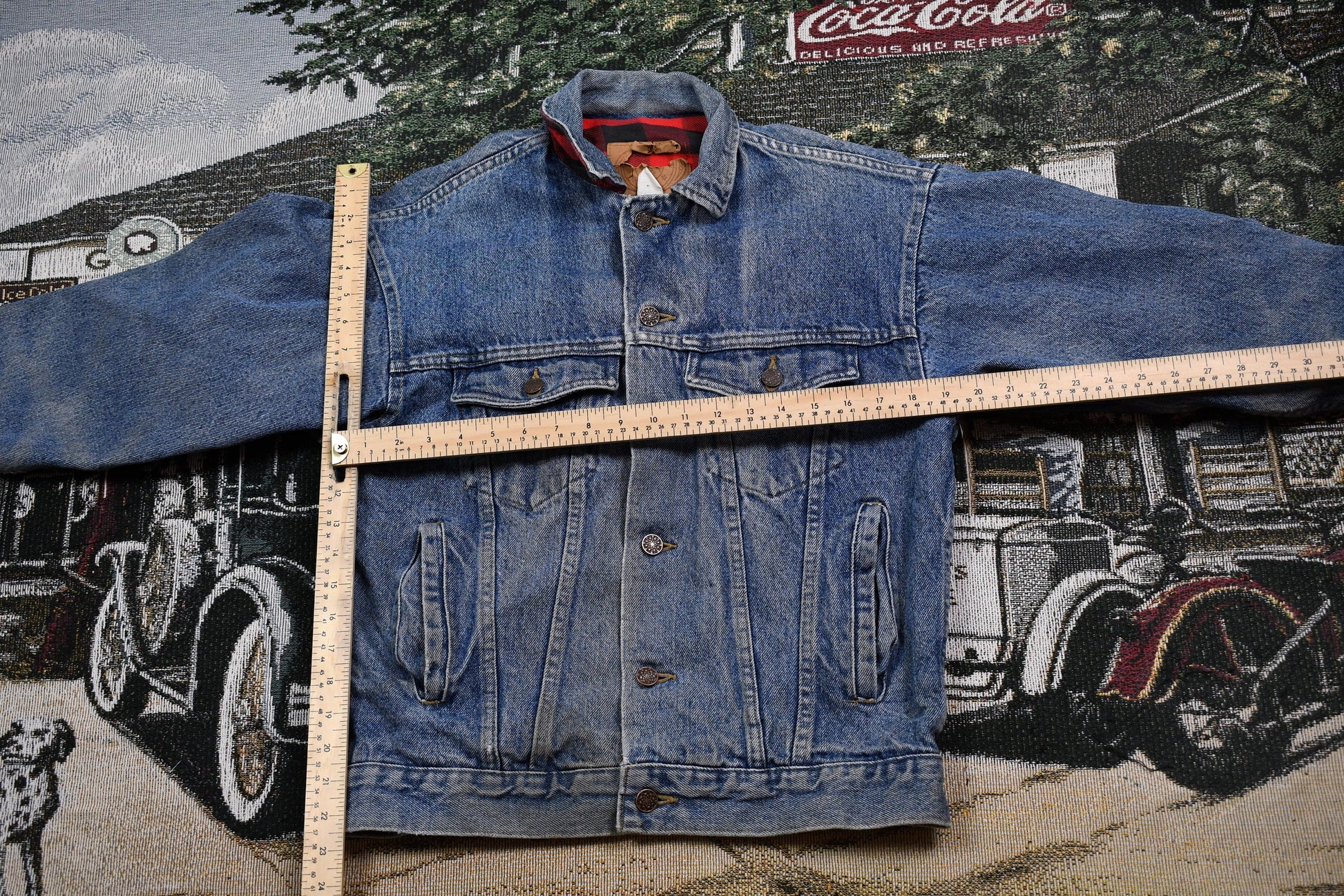 Vintage 1990s Marlboro Country Store Jean Jacket