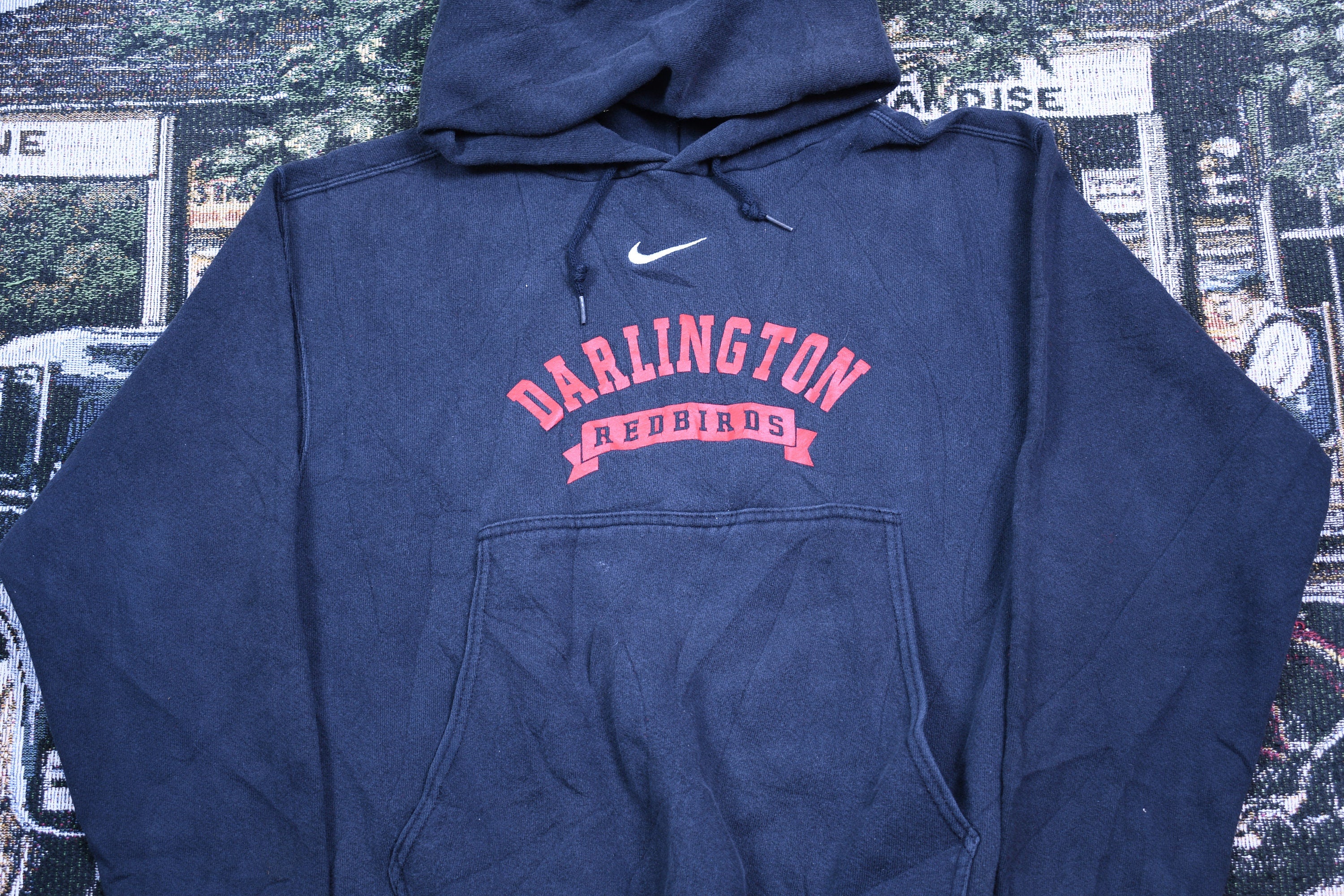 Vintage 1990s Nike Mid Swoosh Hoodie