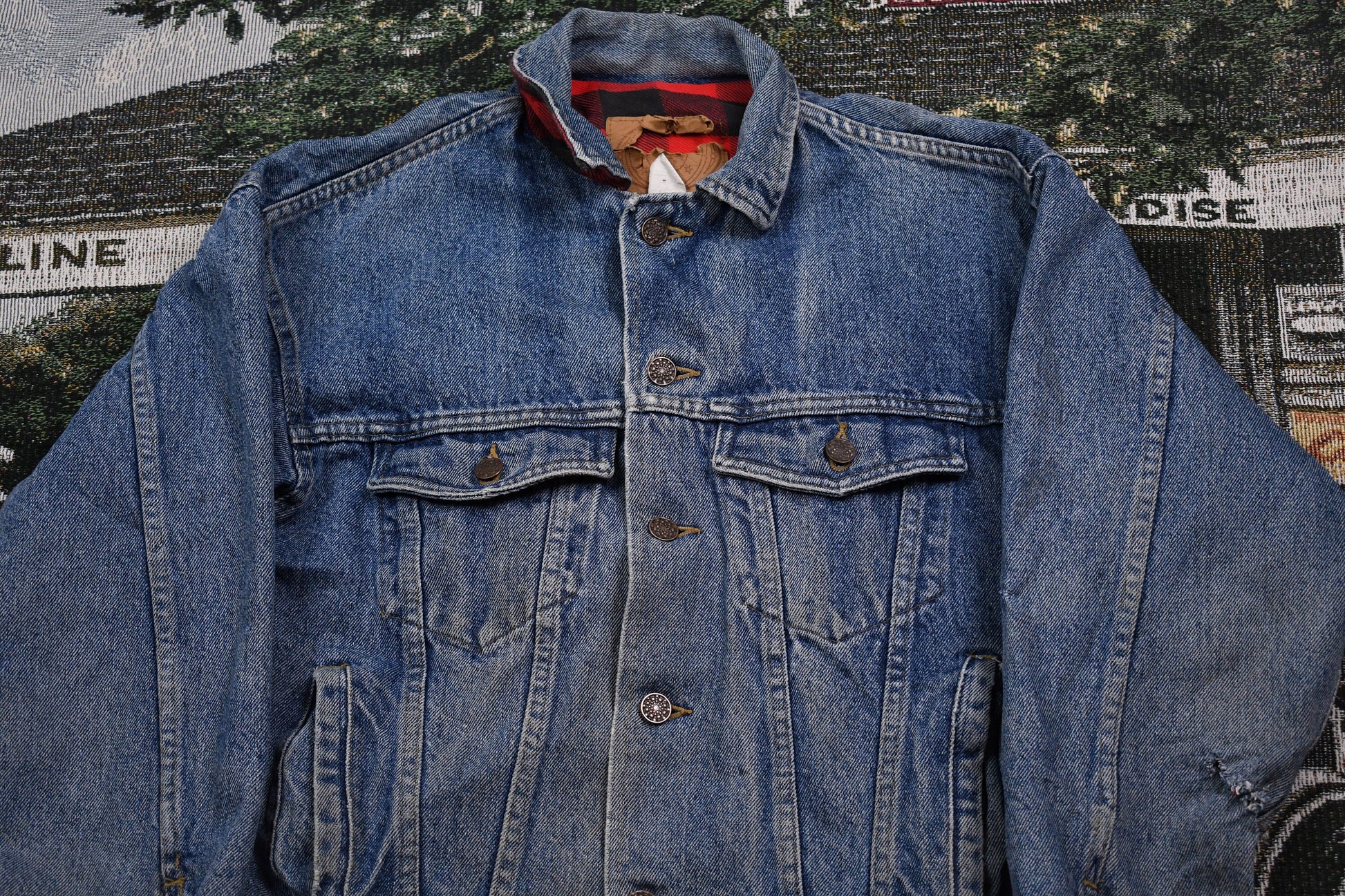 Vintage 1990s Marlboro Country Store Jean Jacket