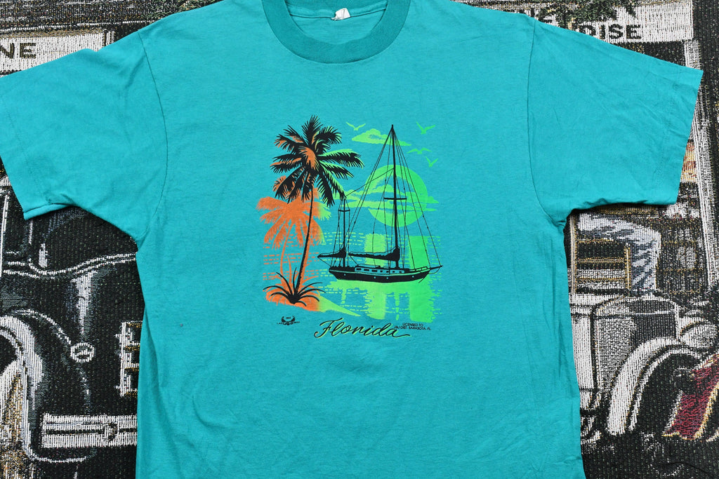 Vintage 1980s Florida Theme Souvenir T-Shirt