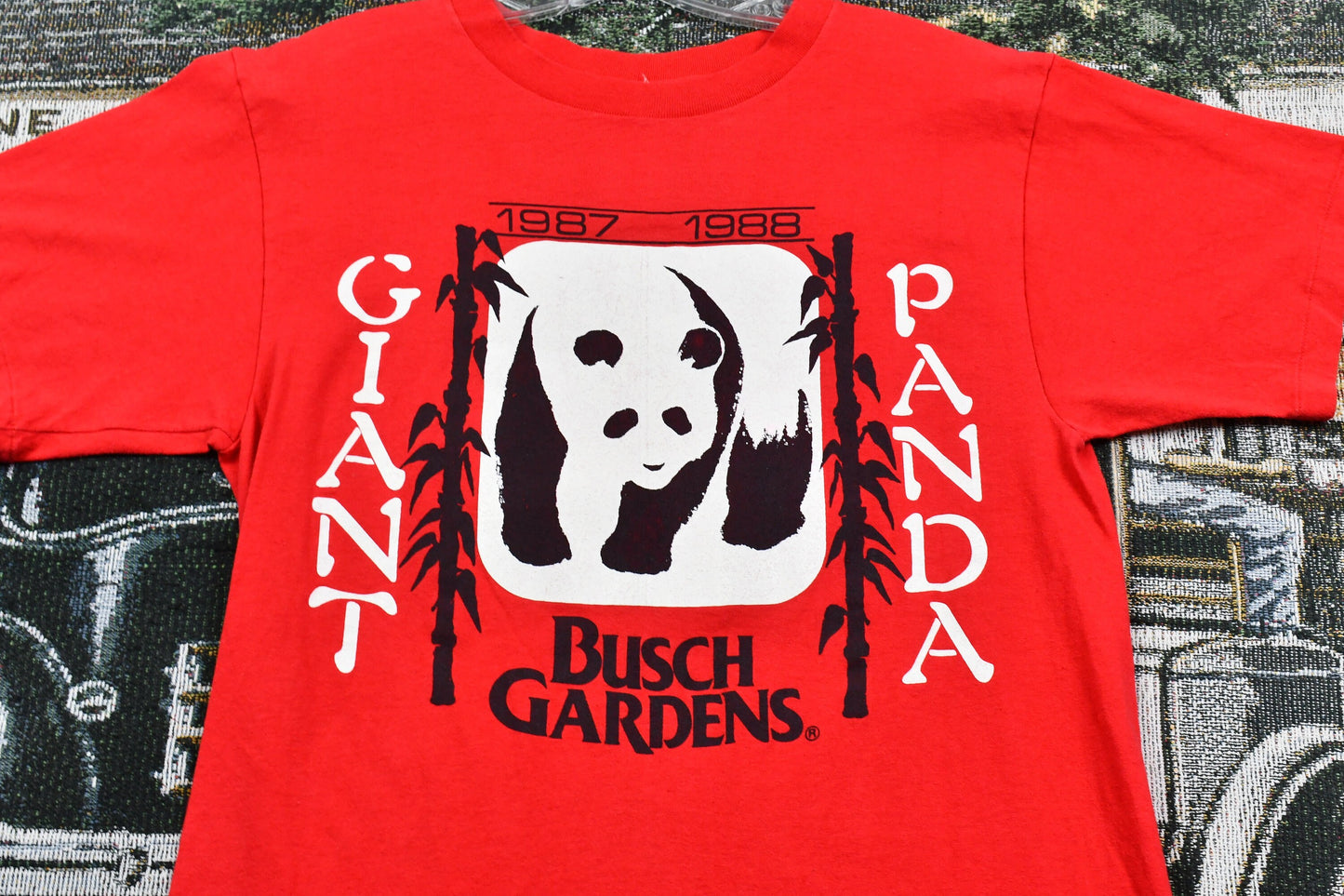 Vintage 1988 Busch Gardens Giant Panda Single Stitch T-Shirt / Animal Lover / 80s / 90s / Streetwear / Retro Style