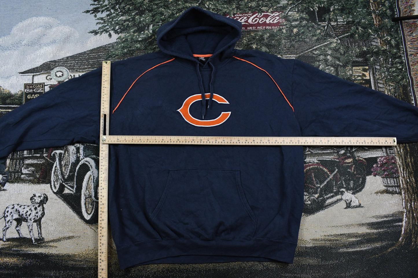 Vintage 1990s Chicago Bears NFL Embroidered Hoodie / Vintage NFL Football Sweater / Athletic Pull Over / Athleisure / Streetwear Fashion