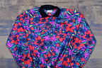 Vintage 1990s Lauren Lee All Over Print Button Up Windbreaker
