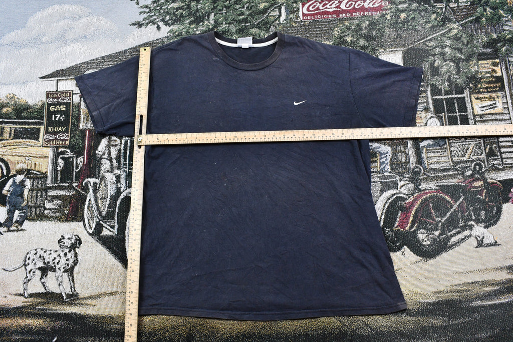 Vintage Y2K Distressed Nike Mini Swoosh Embroidered T-Shirt