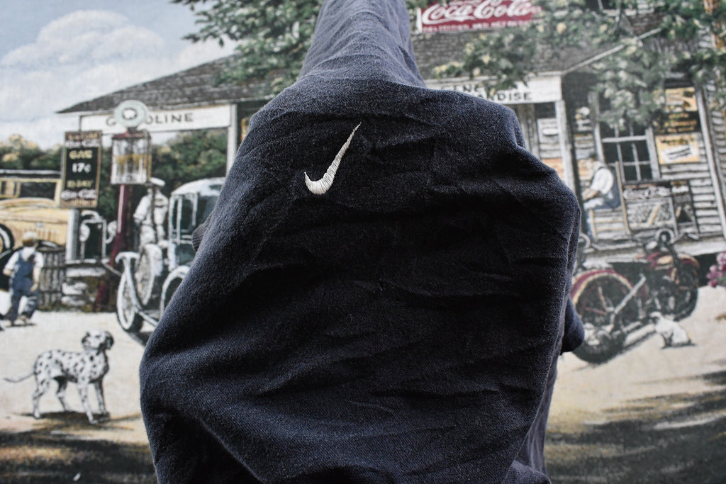 Vintage Y2K Distressed Nike Mini Swoosh Embroidered T-Shirt