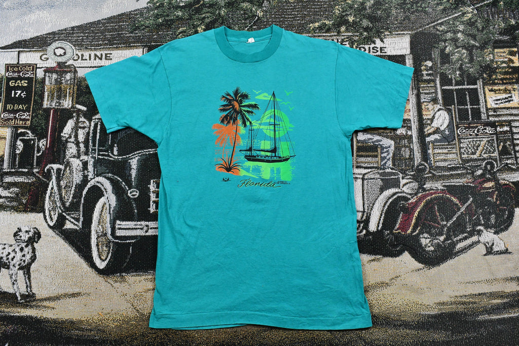Vintage 1980s Florida Theme Souvenir T-Shirt