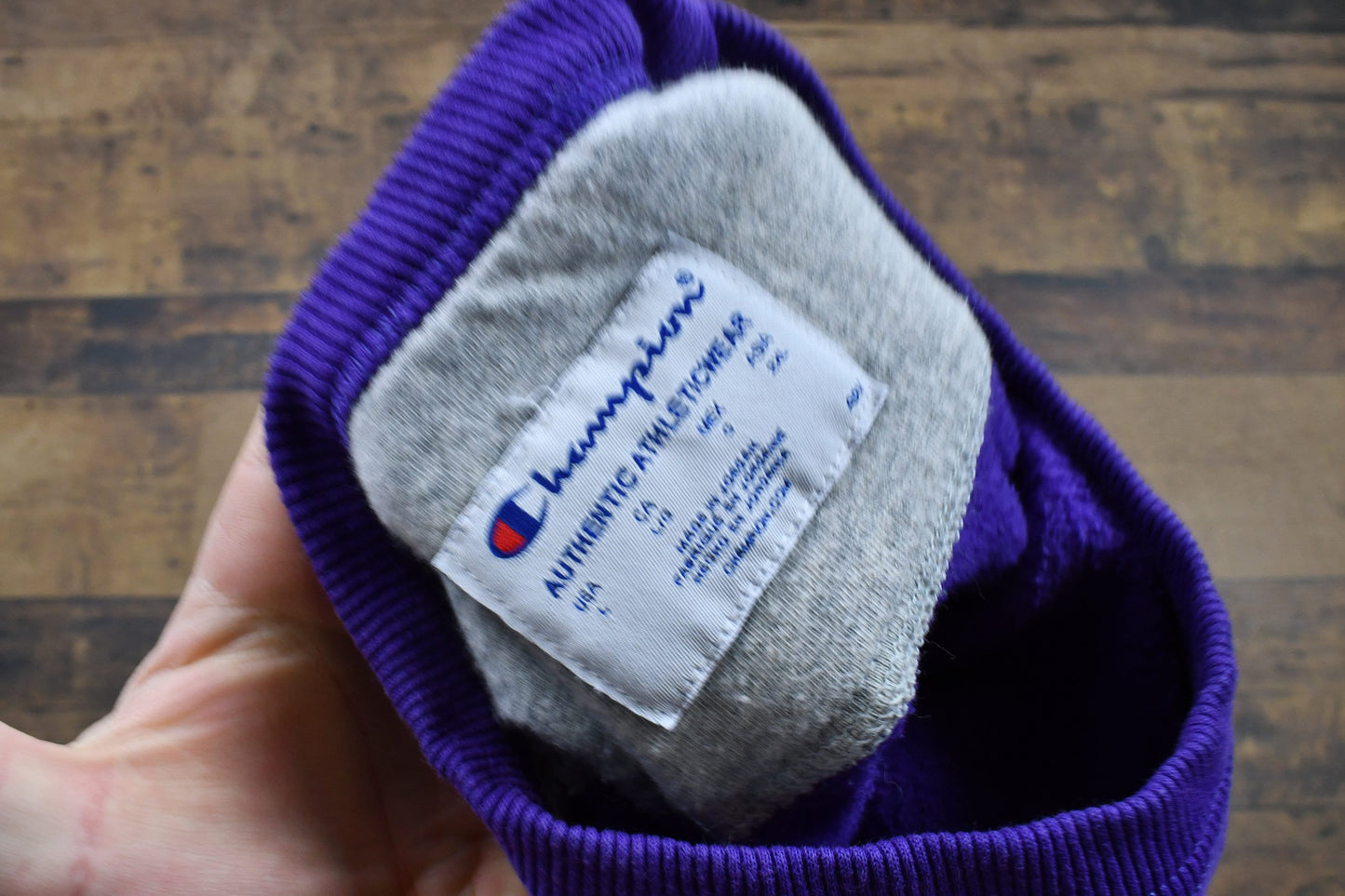 Vintage Champion Embroidered Logo Crewneck